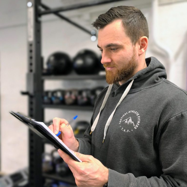 Marco beim Personal Training im TAF Studio in Kiel